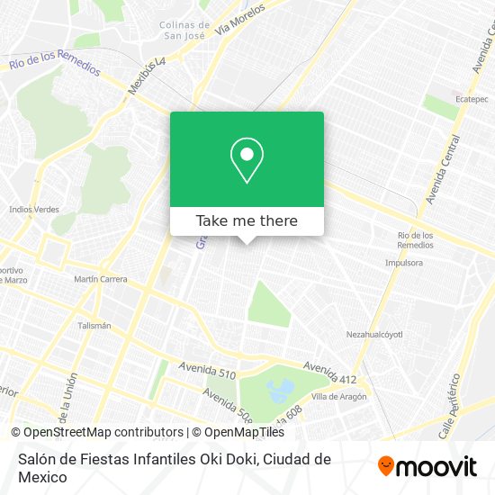 Salón de Fiestas Infantiles Oki Doki map