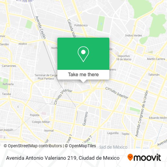 Avenida Antonio Valeriano 219 map