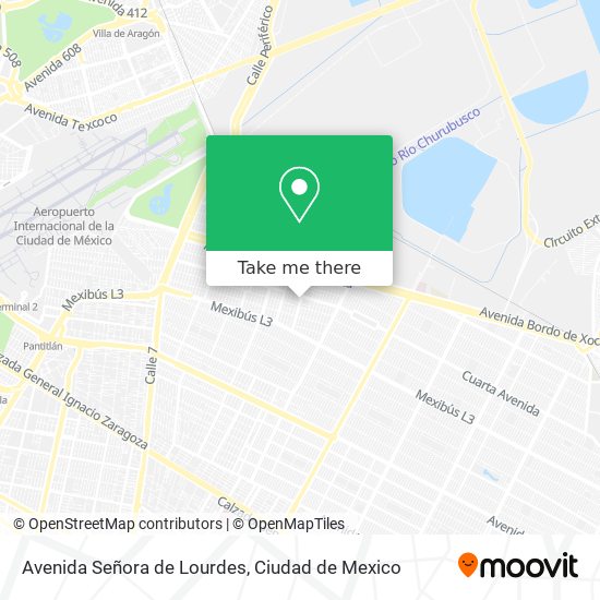 Avenida Señora de Lourdes map