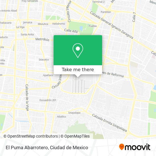 El Puma Abarrotero map