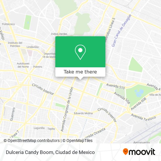 Dulceria Candy Boom map