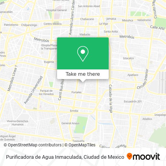 Purificadora de Agua Inmaculada map
