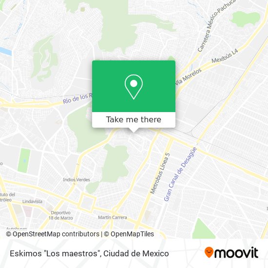 Mapa de Eskimos "Los maestros"