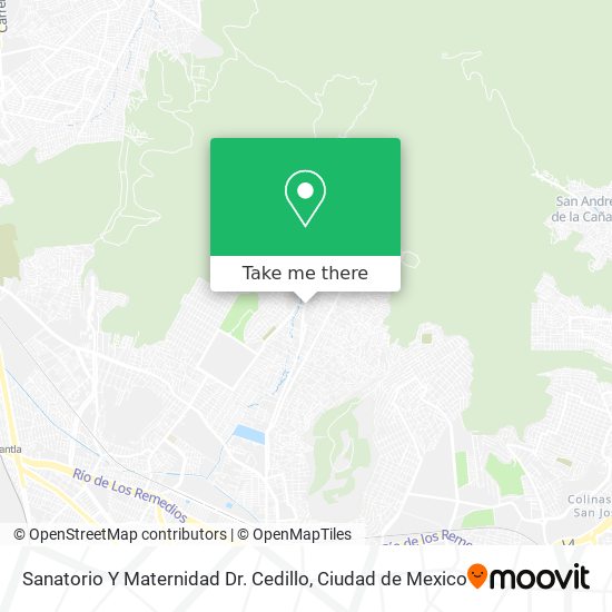 Sanatorio Y Maternidad Dr. Cedillo map