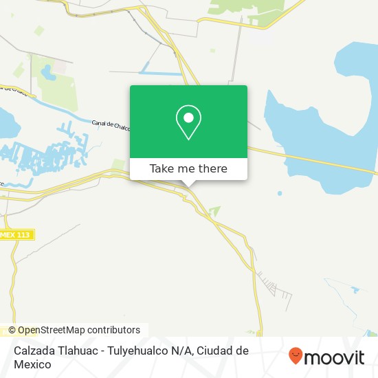 Calzada Tlahuac - Tulyehualco N / A map