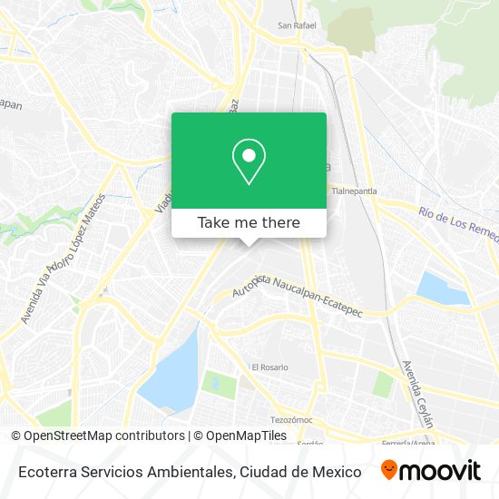 Mapa de Ecoterra Servicios Ambientales