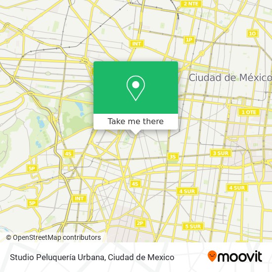 Studio Peluquería Urbana map