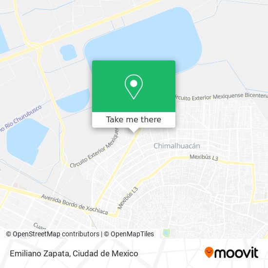 Emiliano Zapata map