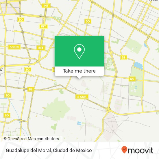 Guadalupe del Moral map