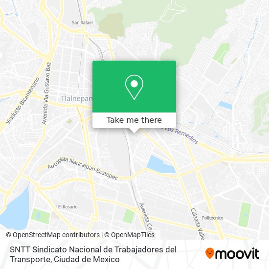 Mapa de SNTT Sindicato Nacional de Trabajadores del Transporte