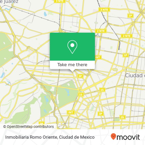 Inmobiliaria Romo Oriente map