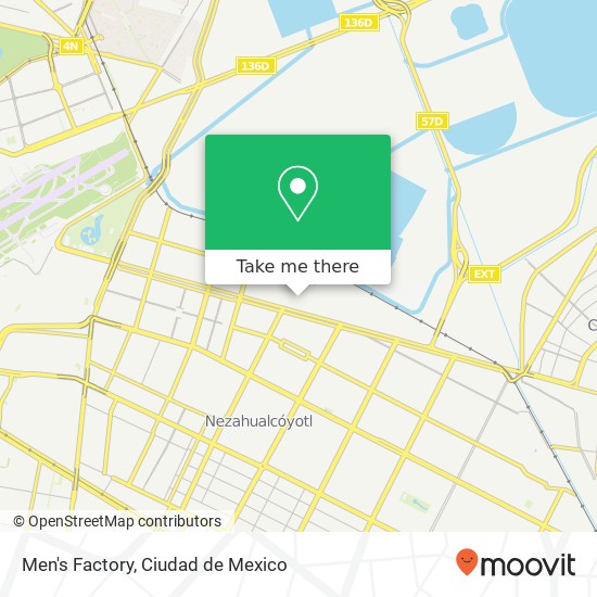 Mapa de Men's Factory