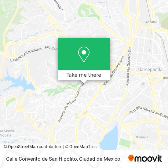 Calle Convento de San Hipólito map