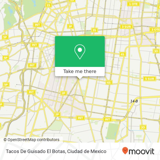 Tacos De Guisado El Botas map