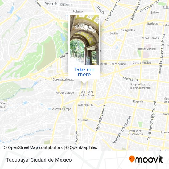 Tacubaya map