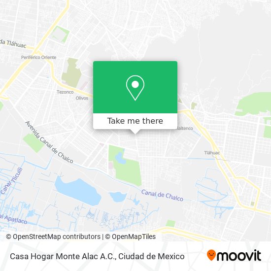 Casa Hogar Monte Alac A.C. map