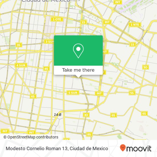 Mapa de Modesto Cornelio Roman 13