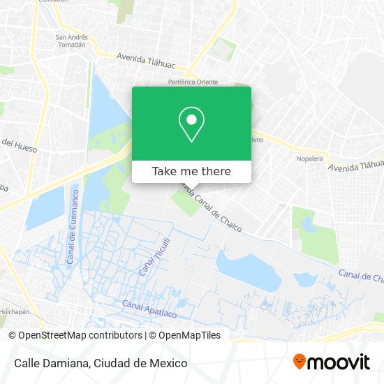 Mapa de Calle Damiana