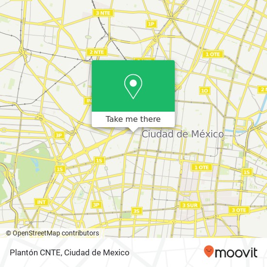 Plantón CNTE map