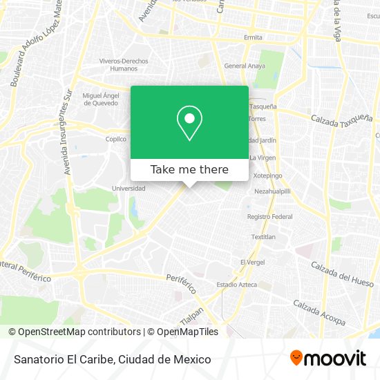 Sanatorio El Caribe map