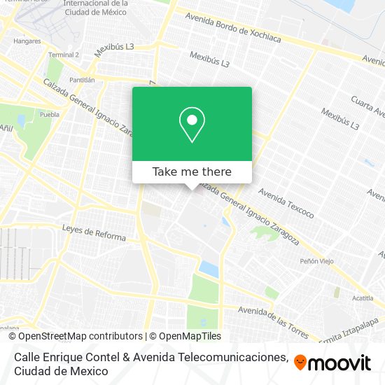 Calle Enrique Contel & Avenida Telecomunicaciones map