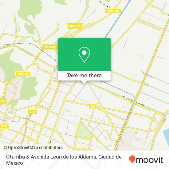 Otumba & Avenida Leon de los Aldama map