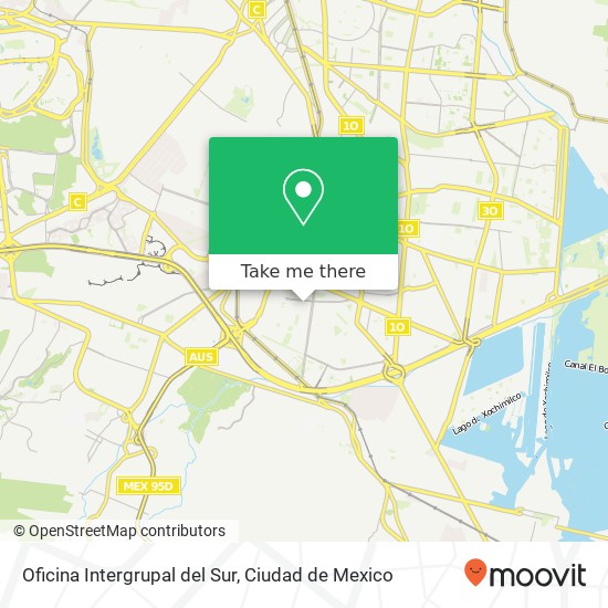 Oficina Intergrupal del Sur map