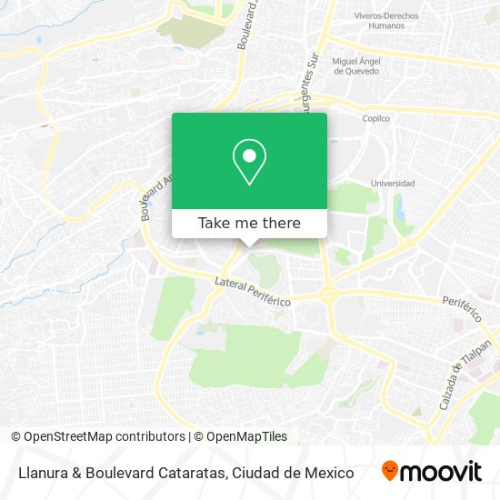 Llanura & Boulevard Cataratas map
