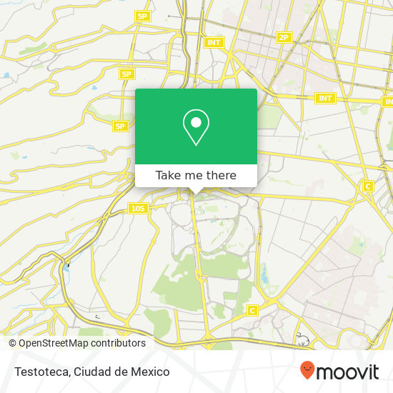 Testoteca map