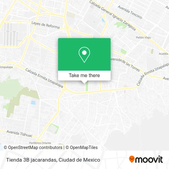 Mapa de Tienda 3B jacarandas