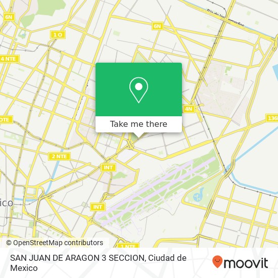 SAN JUAN DE ARAGON 3 SECCION map