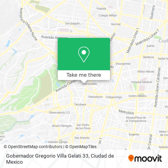 Gobernador Gregorio Villa Gelati 33 map