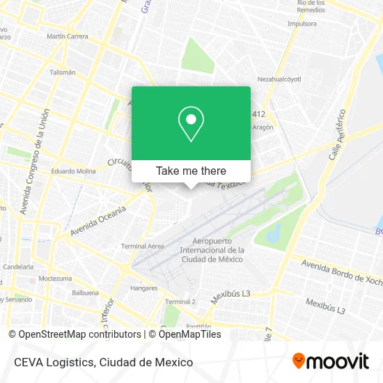 CEVA Logistics map