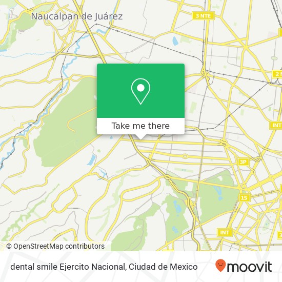 dental smile Ejercito Nacional map