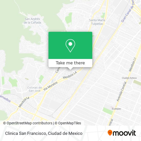 Clinica San Francisco map