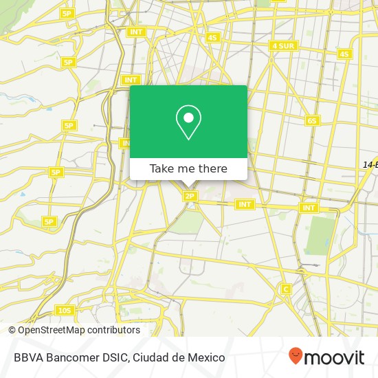 BBVA Bancomer DSIC map