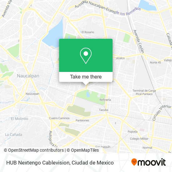 Mapa de HUB Nextengo Cablevision