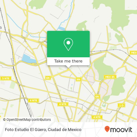Mapa de Foto Estudio El Güero