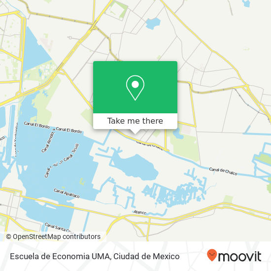 Escuela de Economia UMA map