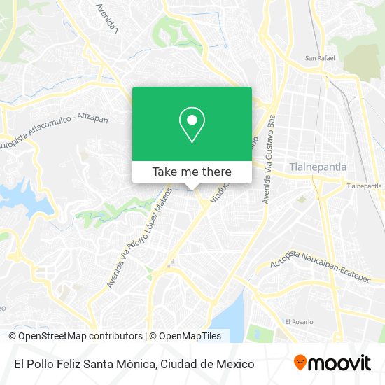 El Pollo Feliz Santa Mónica map