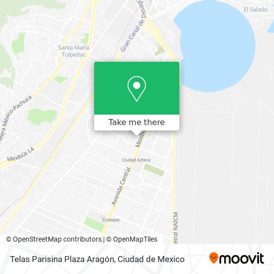 Telas Parisina Plaza Aragón map