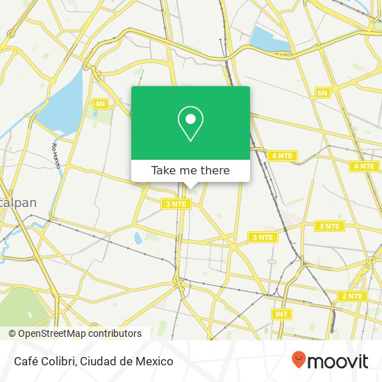 Café Colibri map