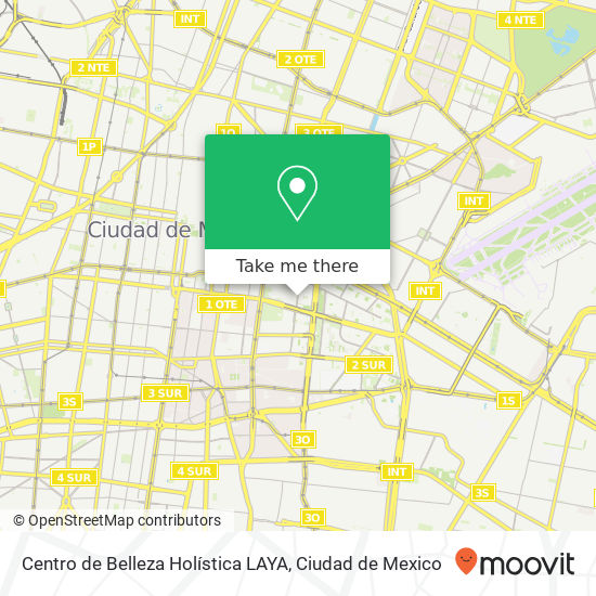 Mapa de Centro de Belleza Holística LAYA