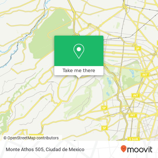 Monte Athos 505 map