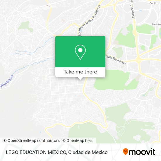 Mapa de LEGO EDUCATION MÉXICO