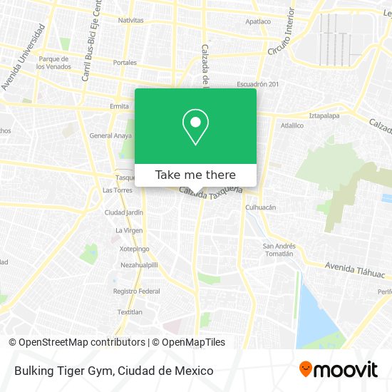 Mapa de Bulking Tiger Gym