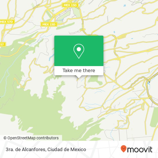 3ra. de Alcanfores map