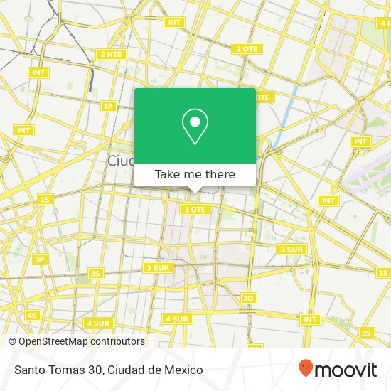 Santo Tomas 30 map