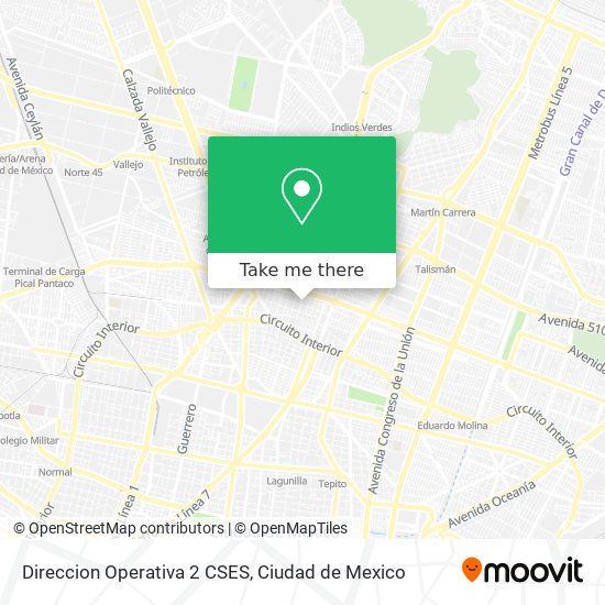 Direccion Operativa 2 CSES map