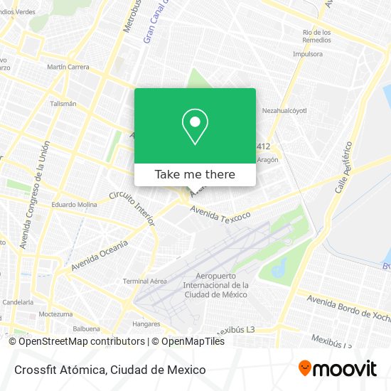 Crossfit Atómica map